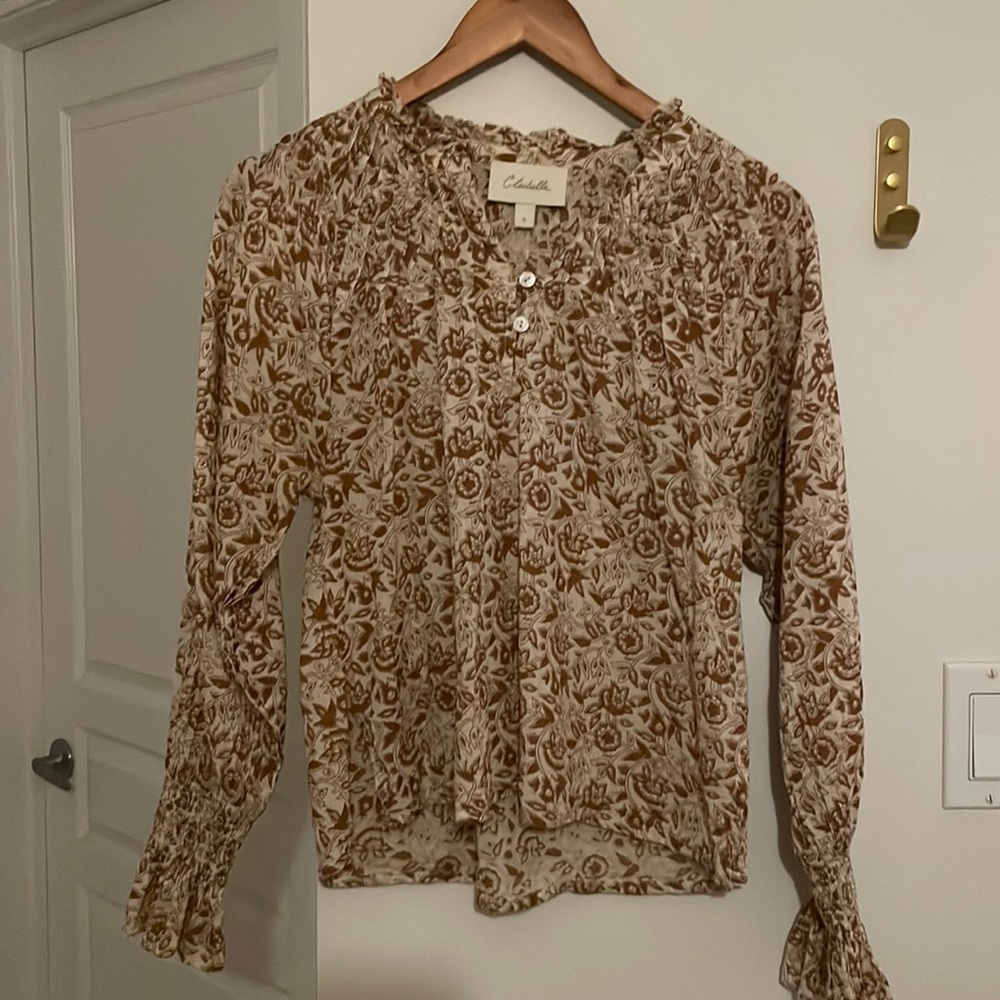 100% cotton hand dyed blouse